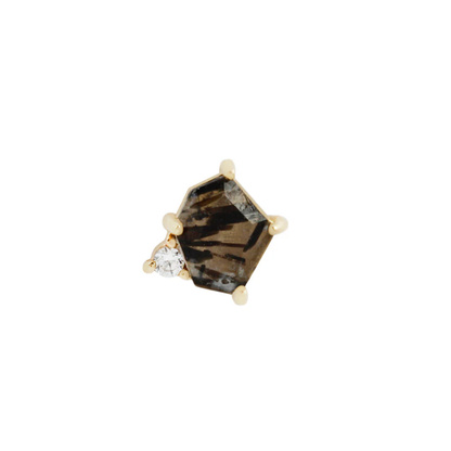 Elicit Tourmalated Quartz Threadless End