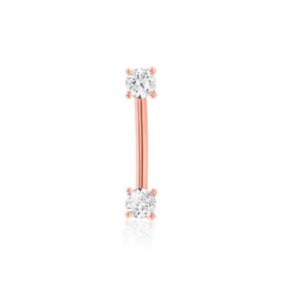Empress Curved Gem Barbell (Internally Threaded)