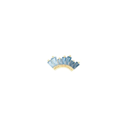 Enlighten Blue Topaz Threadless End