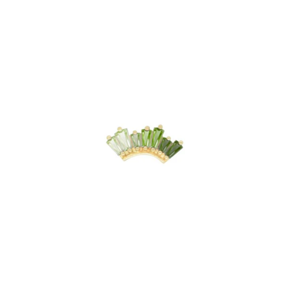 Enlighten Green Tourmaline & Peridot Threadless End