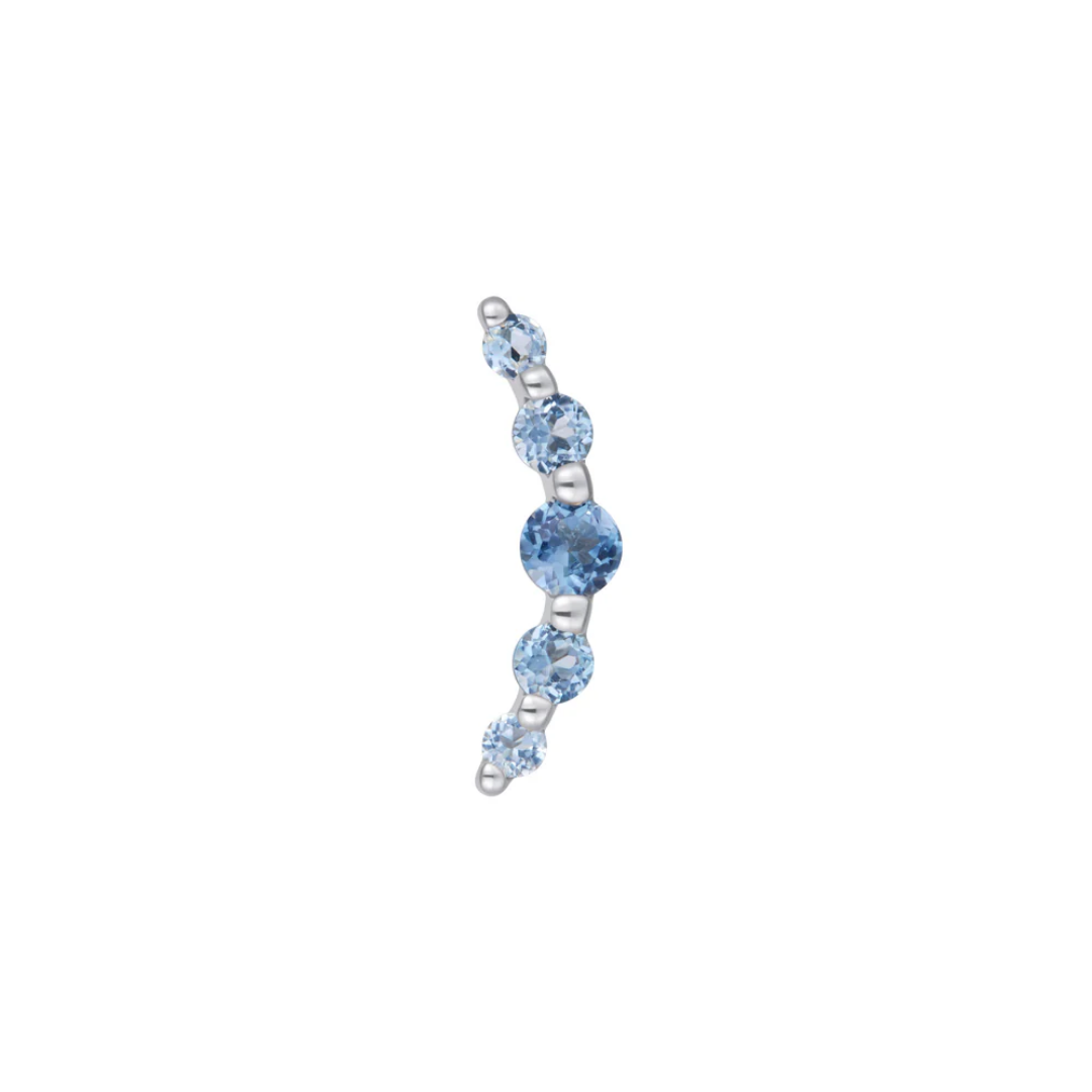 Eternal - London Blue Topaz - Threadless End