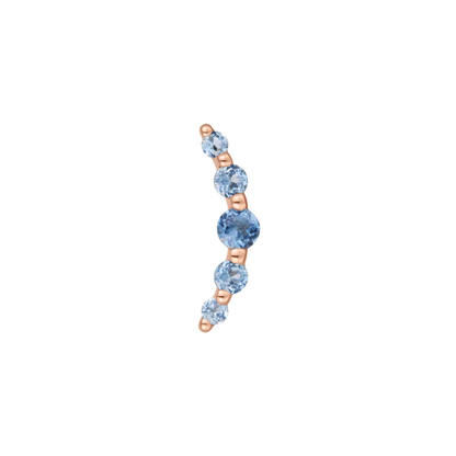 Eternal London Blue Topaz Threadless End