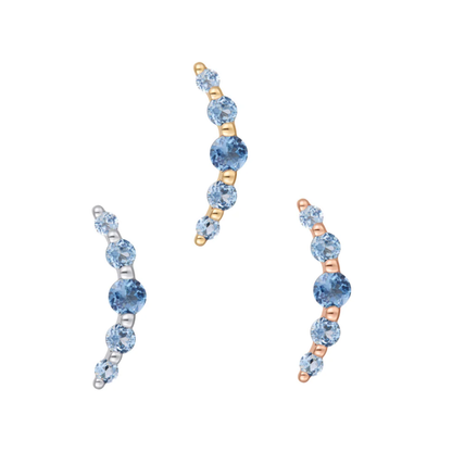 Eternal London Blue Topaz Threadless End