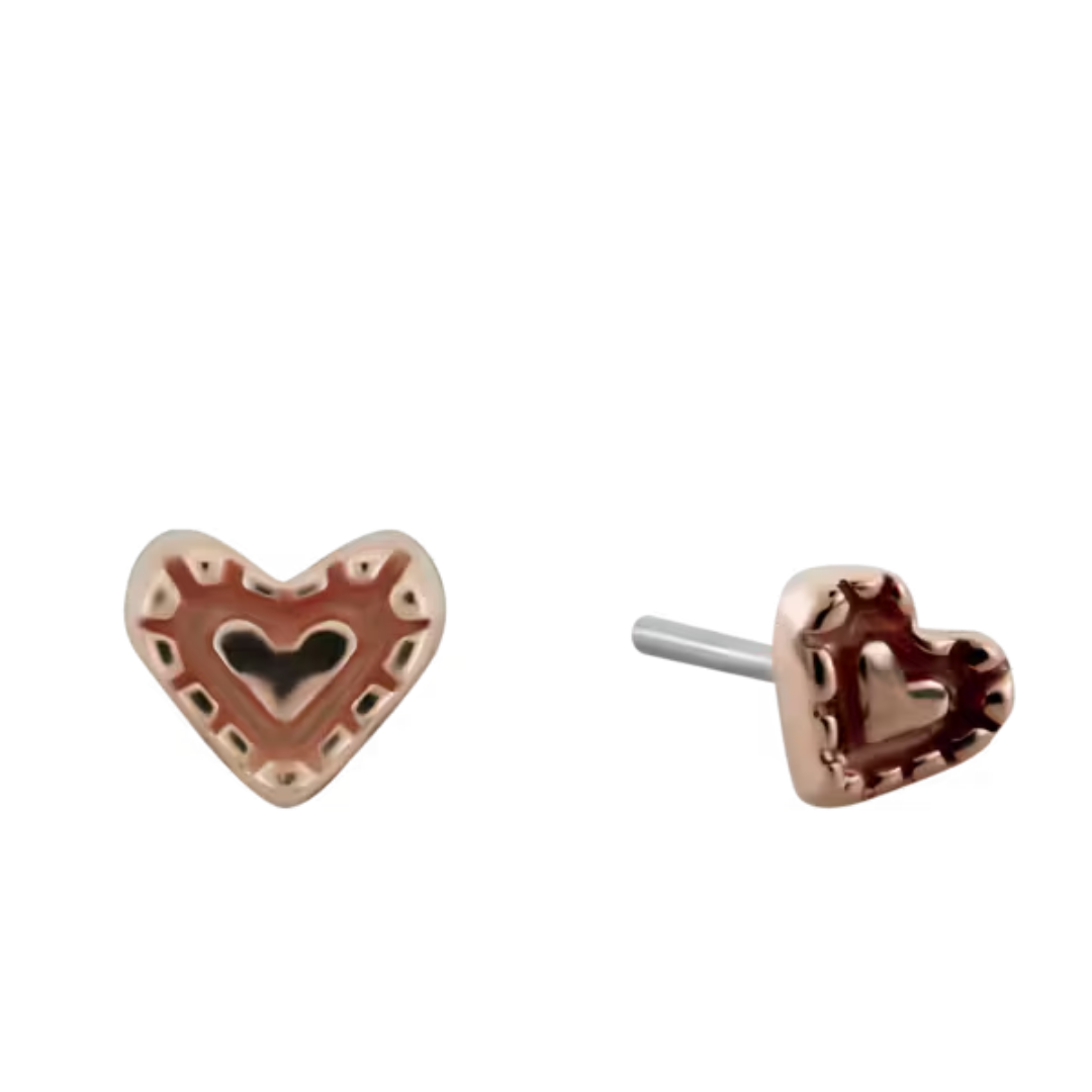Fancy Heart Threadless End