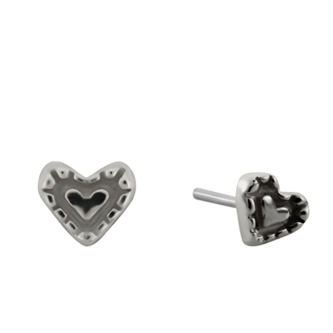 Fancy Heart Threadless End