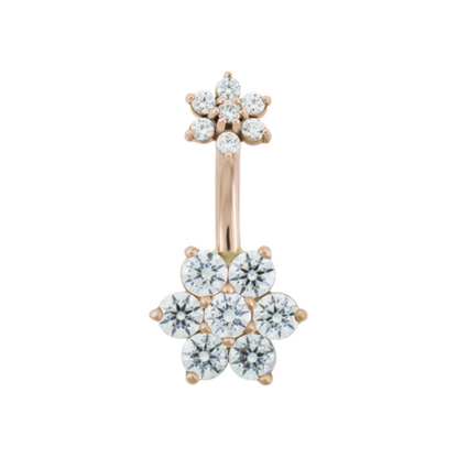 Flower Navel Bar