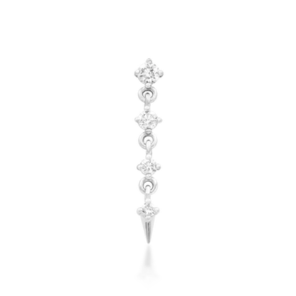 Geraldine Diamond Threadless End