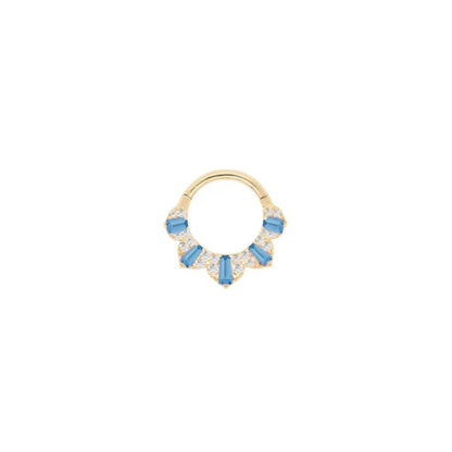 Gilty Pleasure Diamond & Blue Topaz Clicker