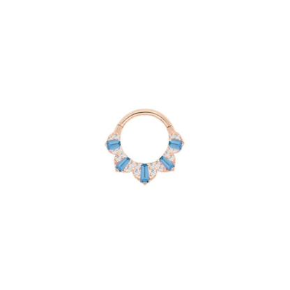 Gilty Pleasure Diamond & Blue Topaz Clicker