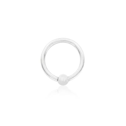 Gold Ring with Fixed Bead