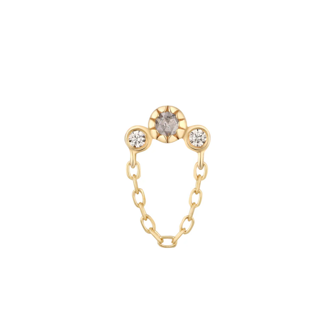 Halston - Grey Diamond - Threadless End