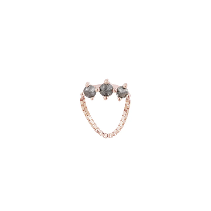 Halston Reverse Set Grey Diamond Threadless End