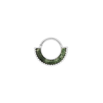 Harmonic Moss Agate Clicker
