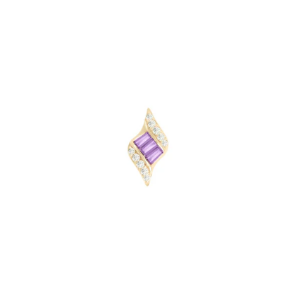 Intrigue Amethyst Threadless End