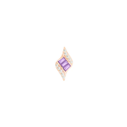 Intrigue Amethyst Threadless End