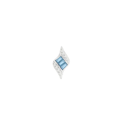Intrigue Blue Topaz Threadless End