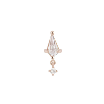 It's All Happening Dangle CZ Threadless End