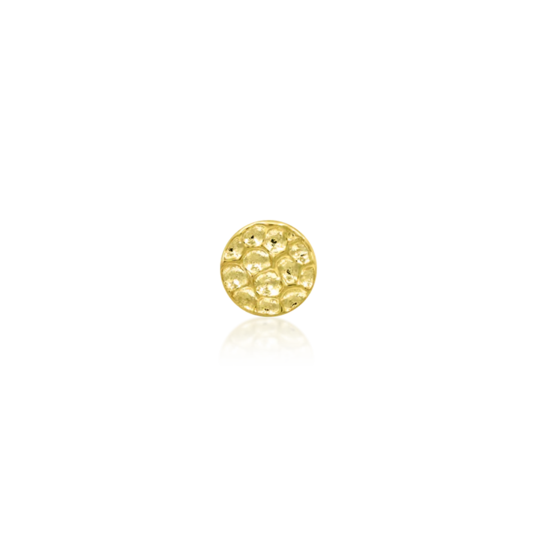 Hammered Disc Threadless End