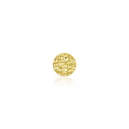 Hammered Disc Threadless End