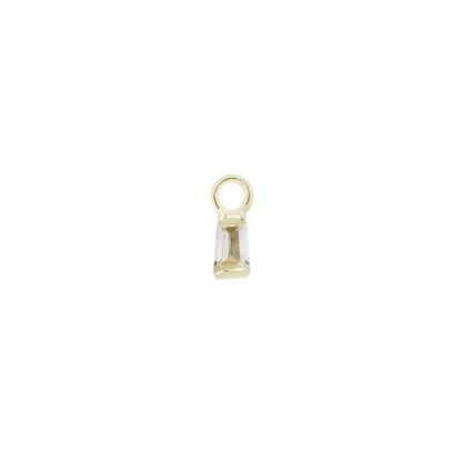 La Madeleine White Topaz Charm