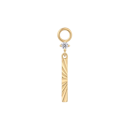 Labyrinth CZ Charm