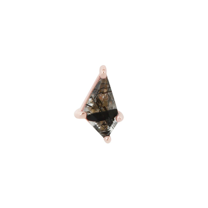 Limelight Rutilated Quartz Threadless End