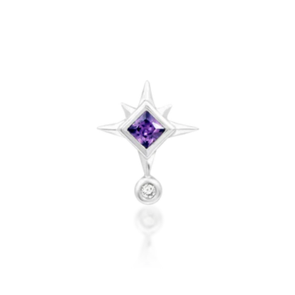 Lolanthe Amethyst Threadless End