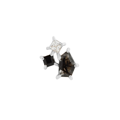 Lyra Tourmalated Quartz Threadless End