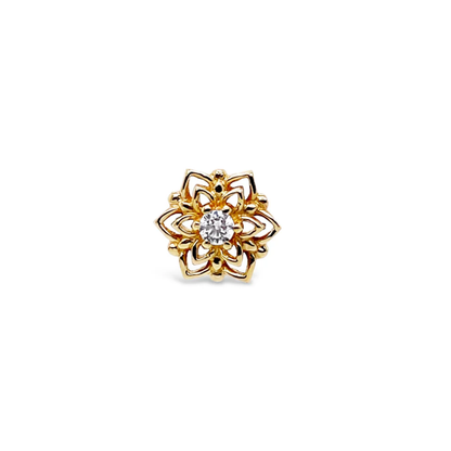 Mandala CZ Threadless End