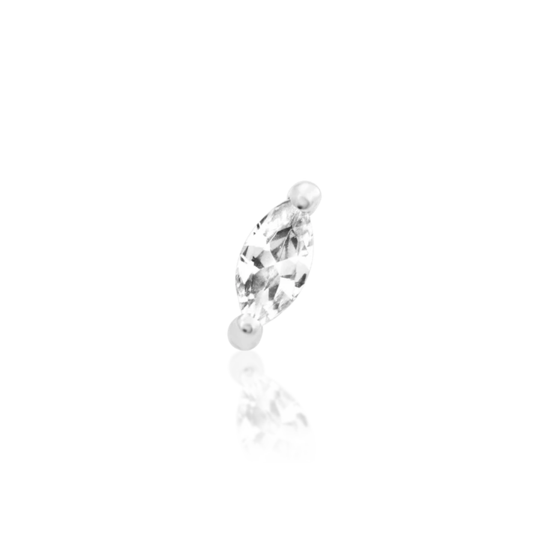 Marquise CZ Threadless End