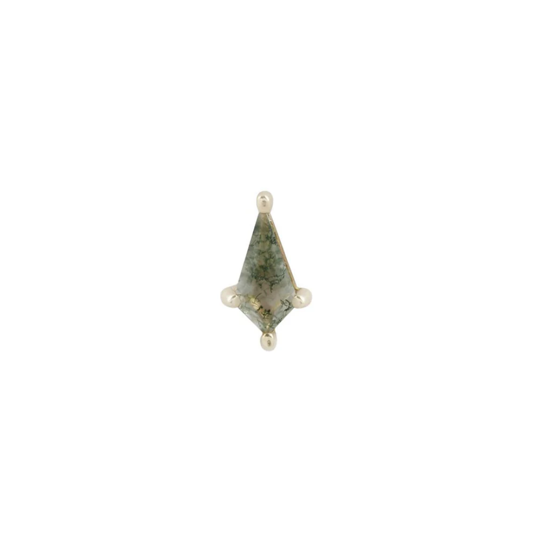 Mini Soho - Moss Agate - Threadless End