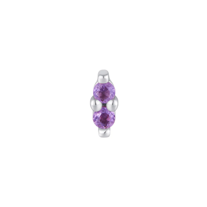 Mishka 2 Amethyst Threadless End