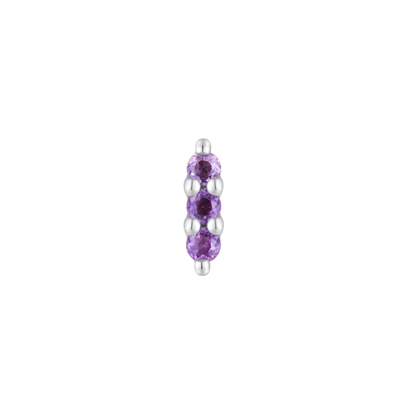 Mishka 3 Amethyst Threadless End