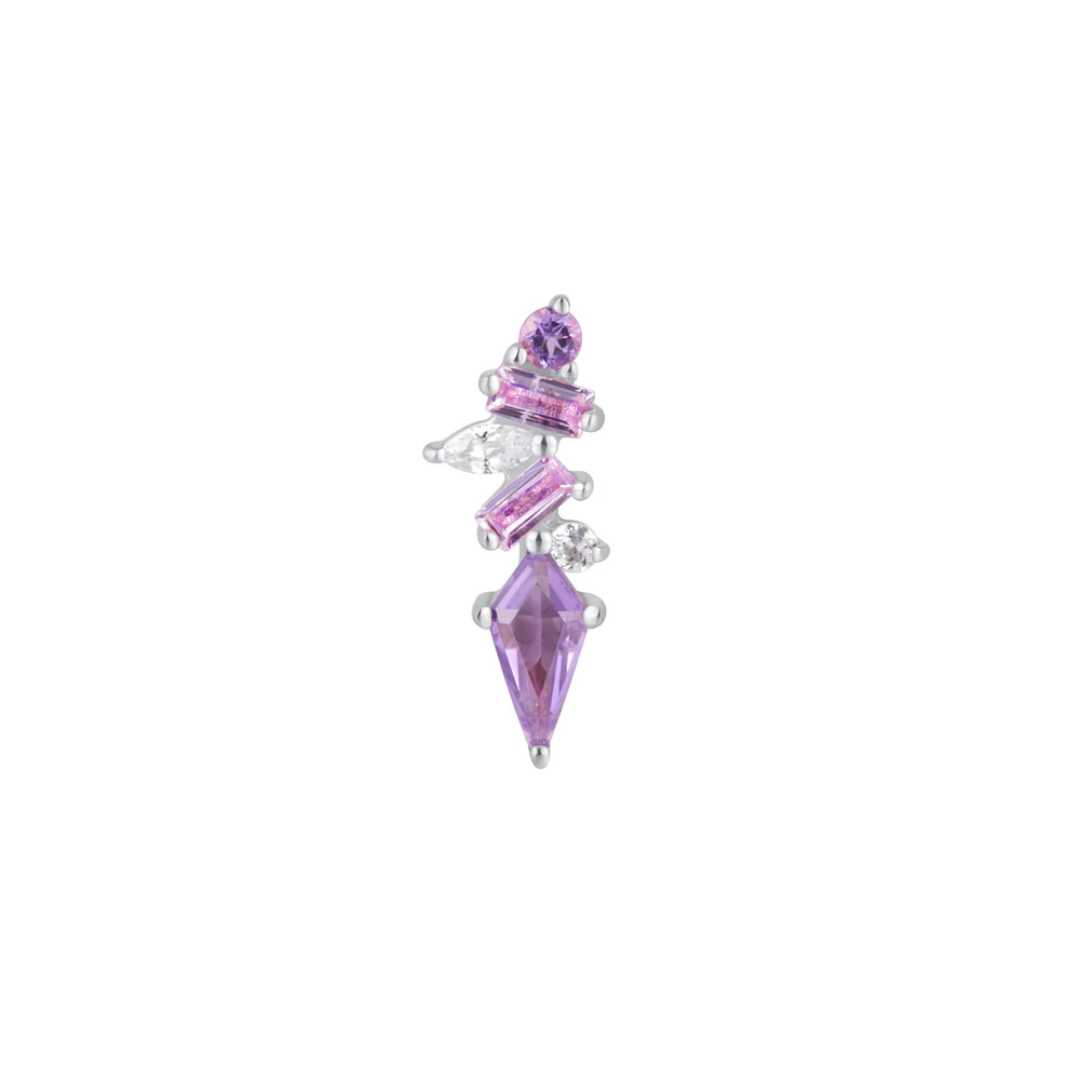 Mixt - Amethyst + Pink Sapphire - Threadless End