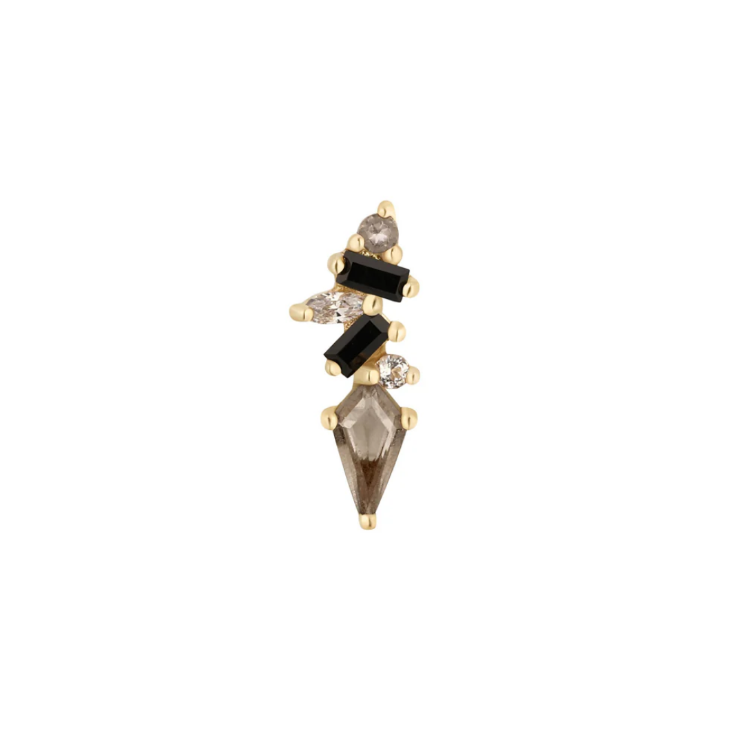 Mixt - Smoky Quartz - Threadless End