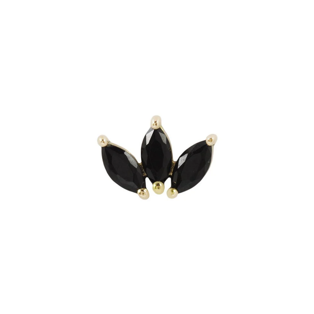 Moet - Black Spinel - Threadless End