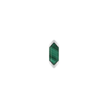 Mystic Malachite Threadless End