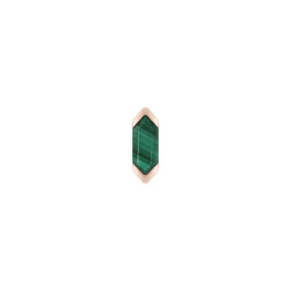 Mystic Malachite Threadless End