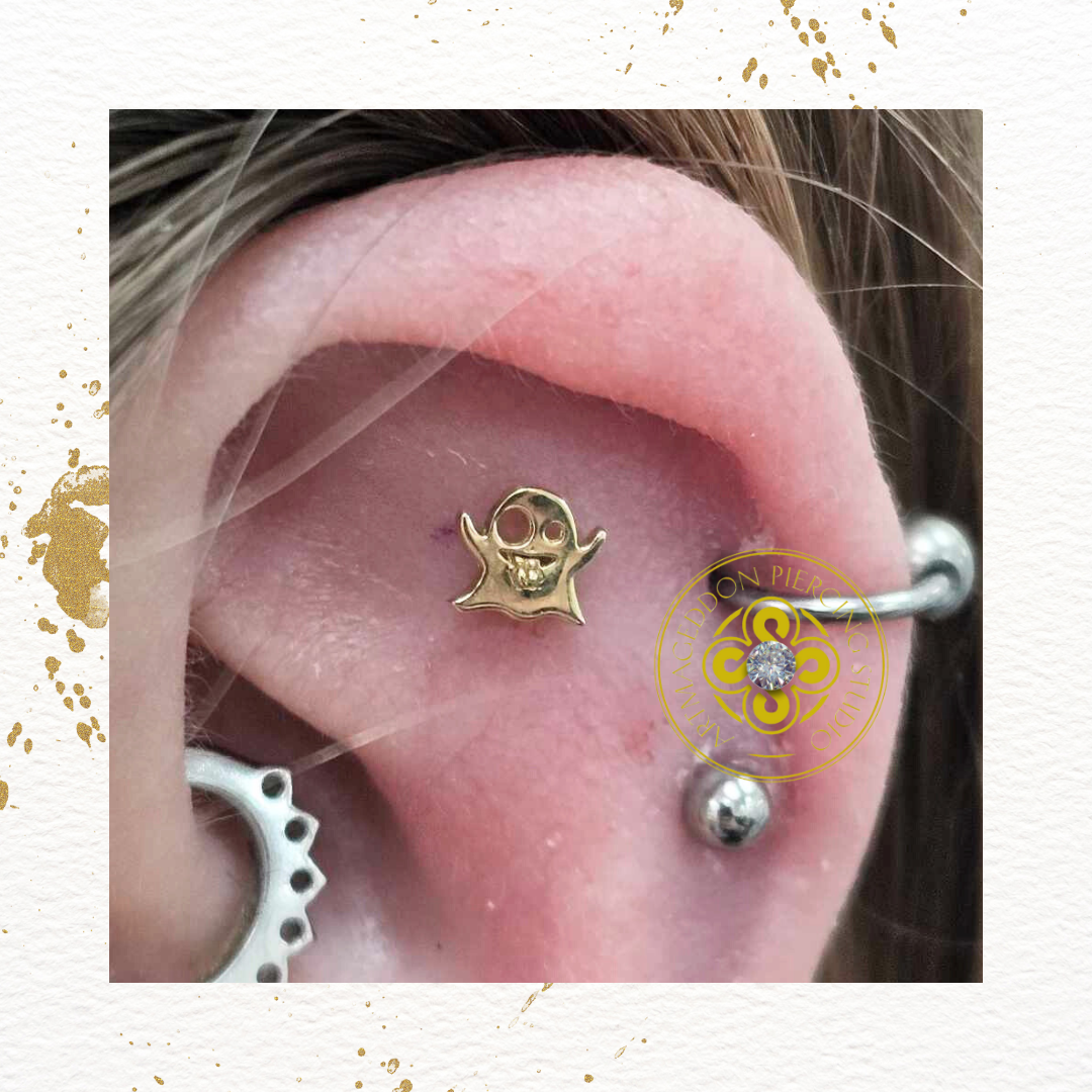 18k Gold "Boo" Ghost