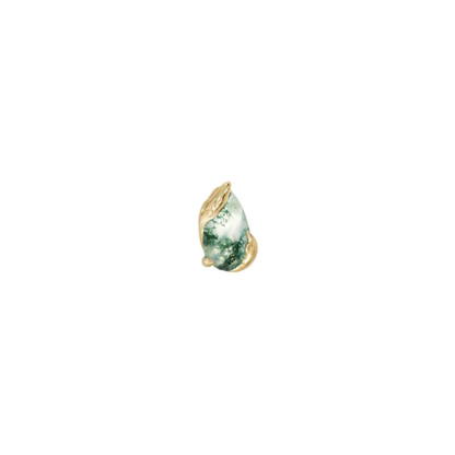 Occasion Moss Agate Threadless End