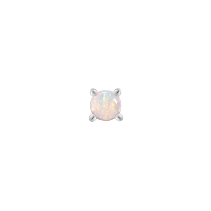 Opal Prong Threadless End