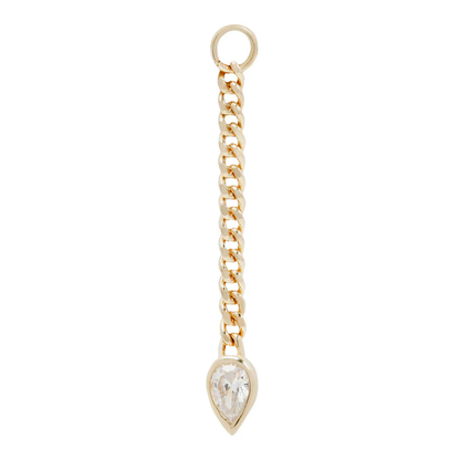 Painkiller Chain CZ Charm