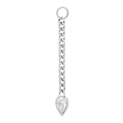 Painkiller Chain CZ Charm