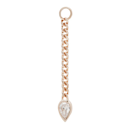 Painkiller Chain CZ Charm