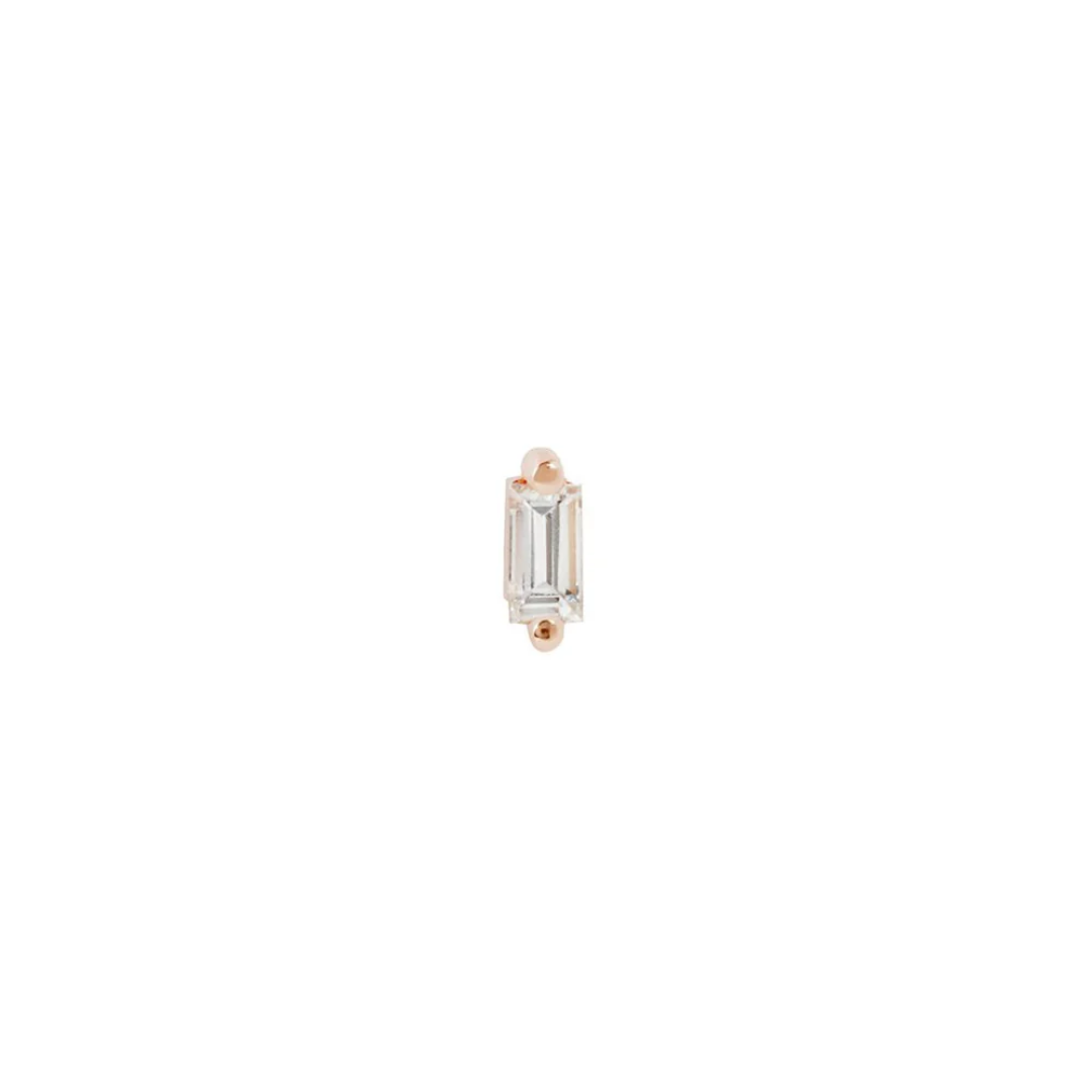 Paris - White Topaz - Threadless End