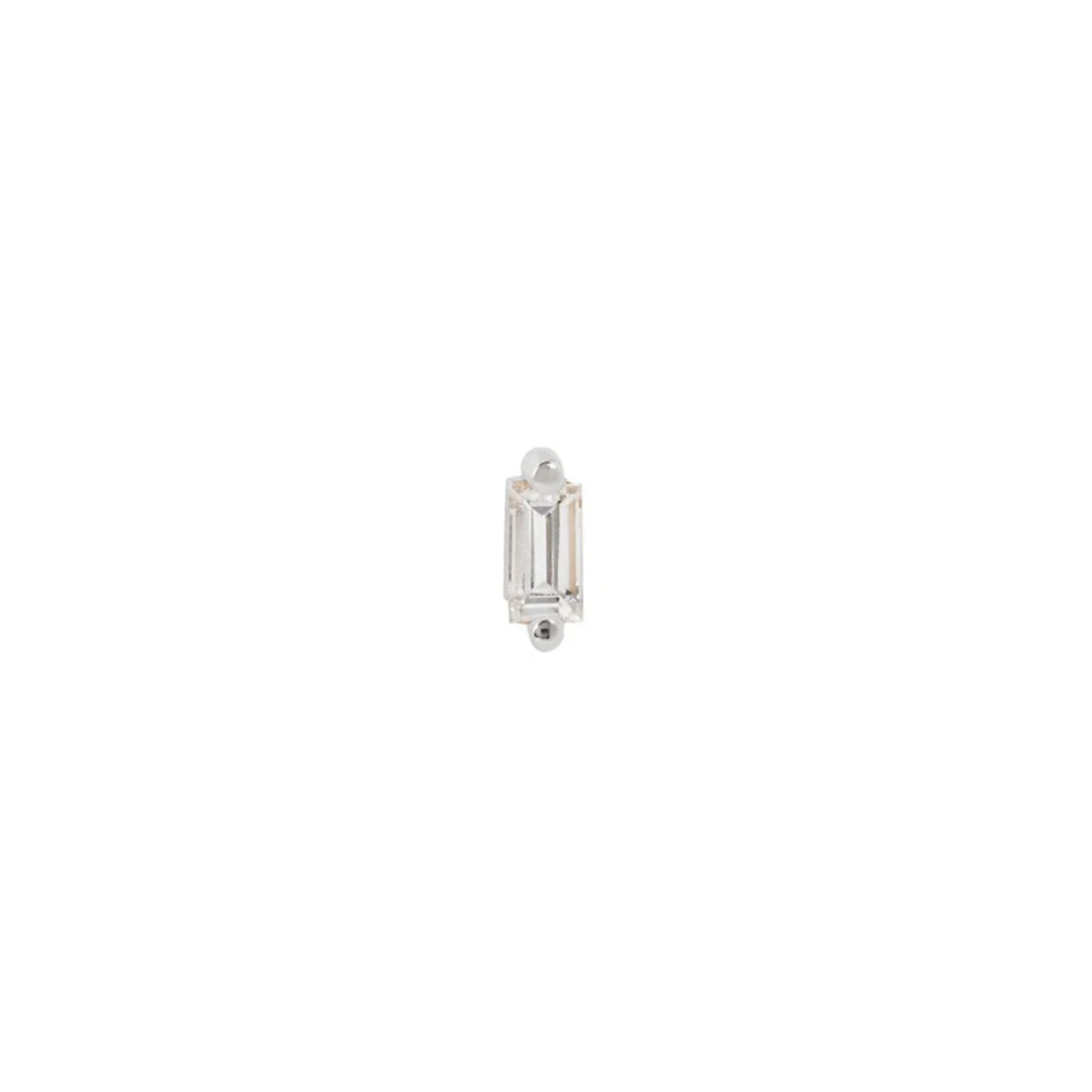 Paris - White Topaz - Threadless End