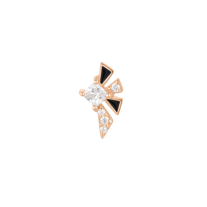 Powerhouse Enamel & CZ Threadless End