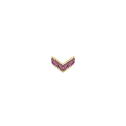 Rave Amethyst Threadless End