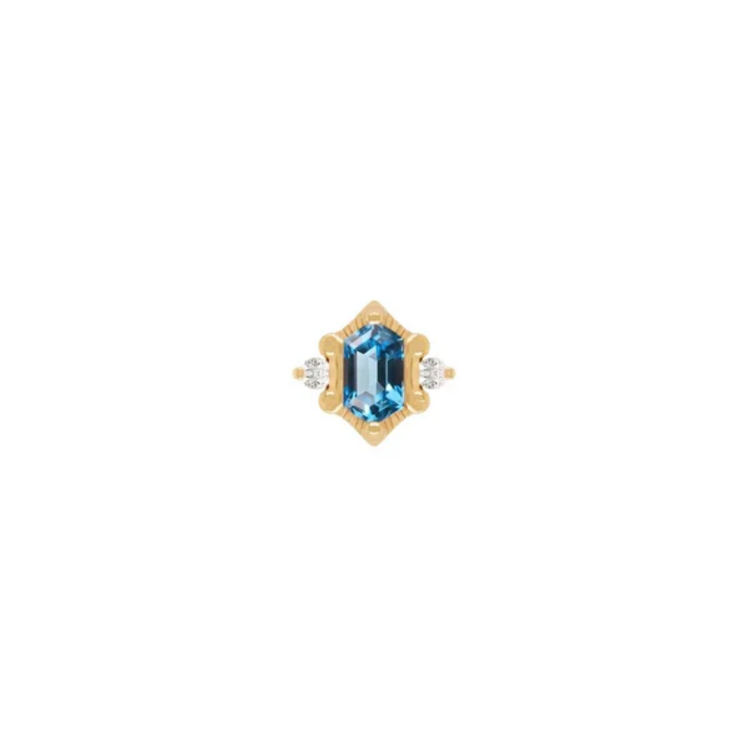 Reyna - Blue Topaz - Threadless End