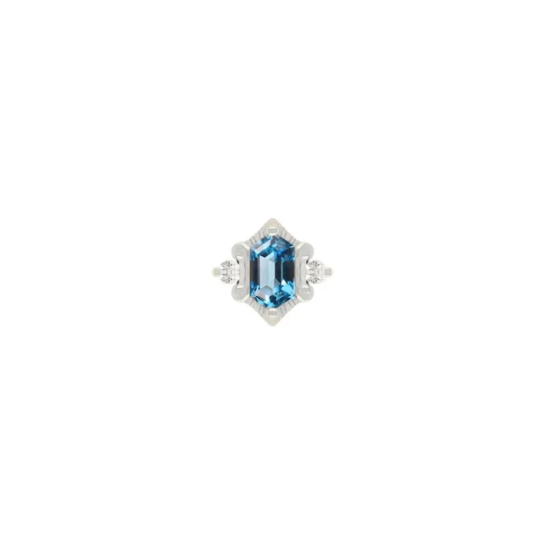 Reyna - Blue Topaz - Threadless End